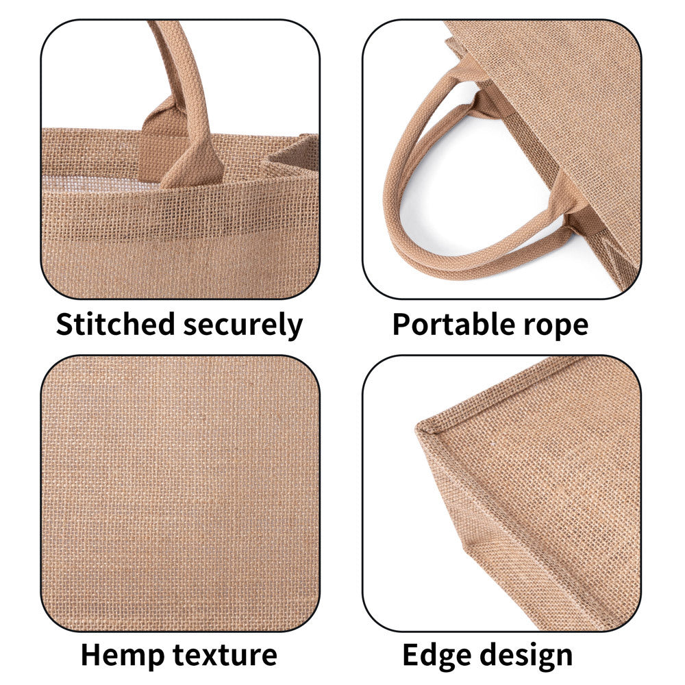 Ethereal Medallion Jute Tote