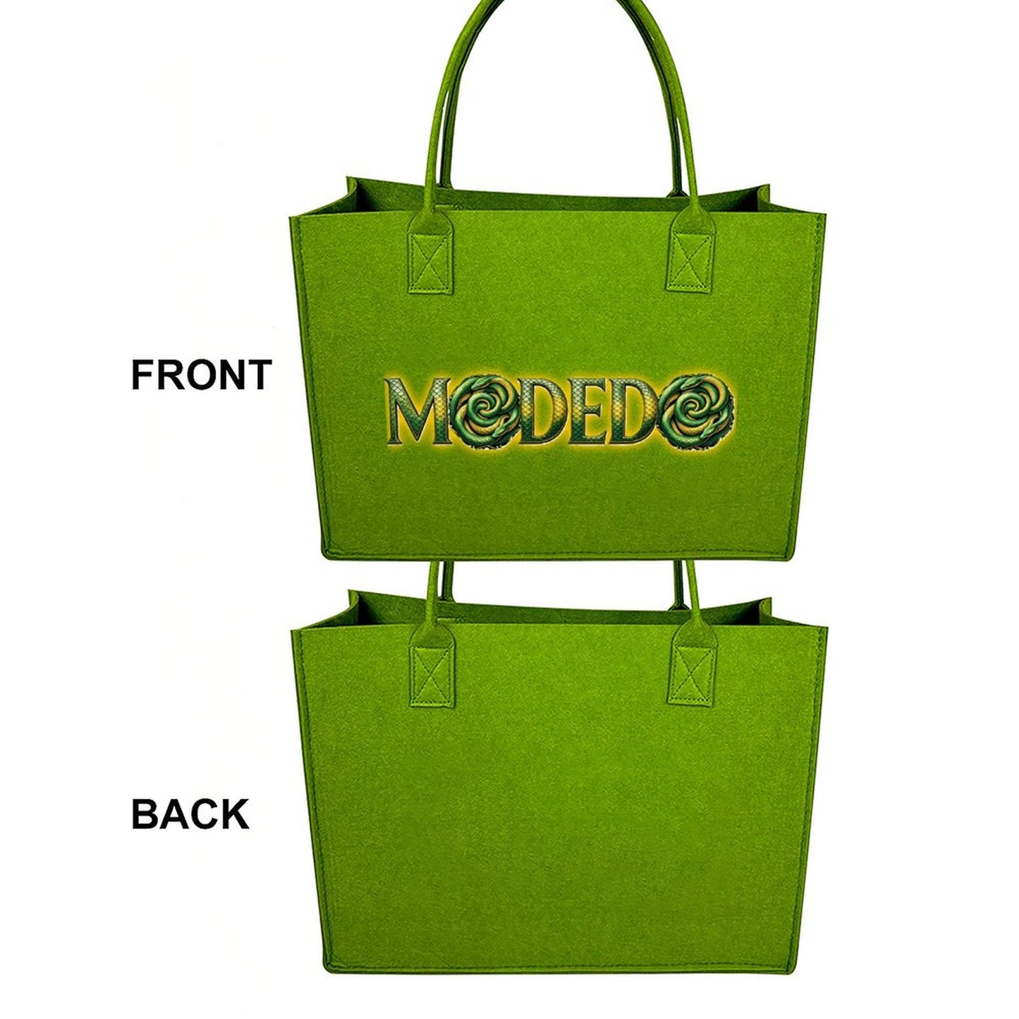 Serpentine Felty Tote