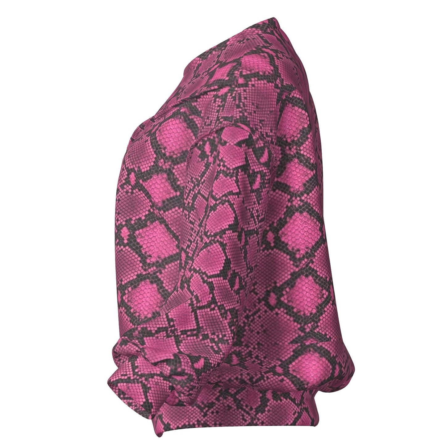 Snakeskin Drop Shoulder Sweatshirt