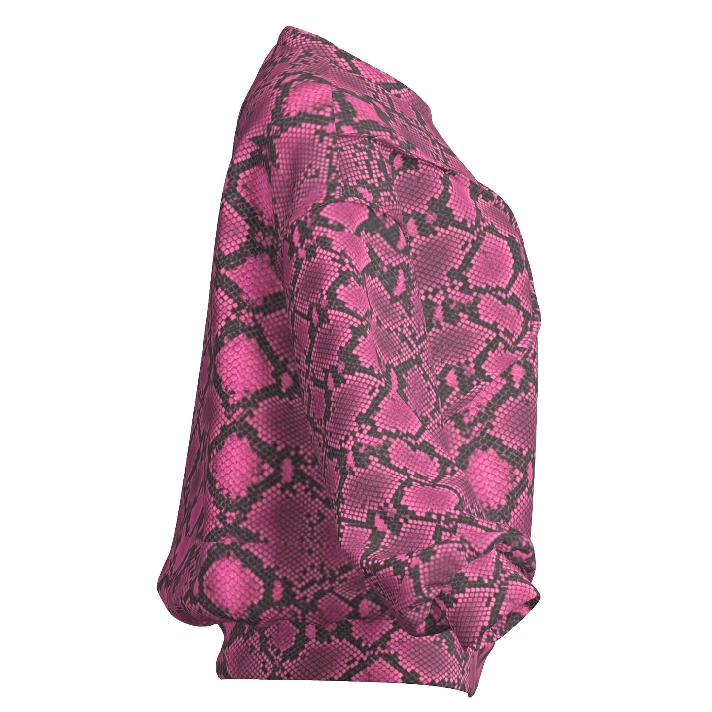 Snakeskin Drop Shoulder Sweatshirt