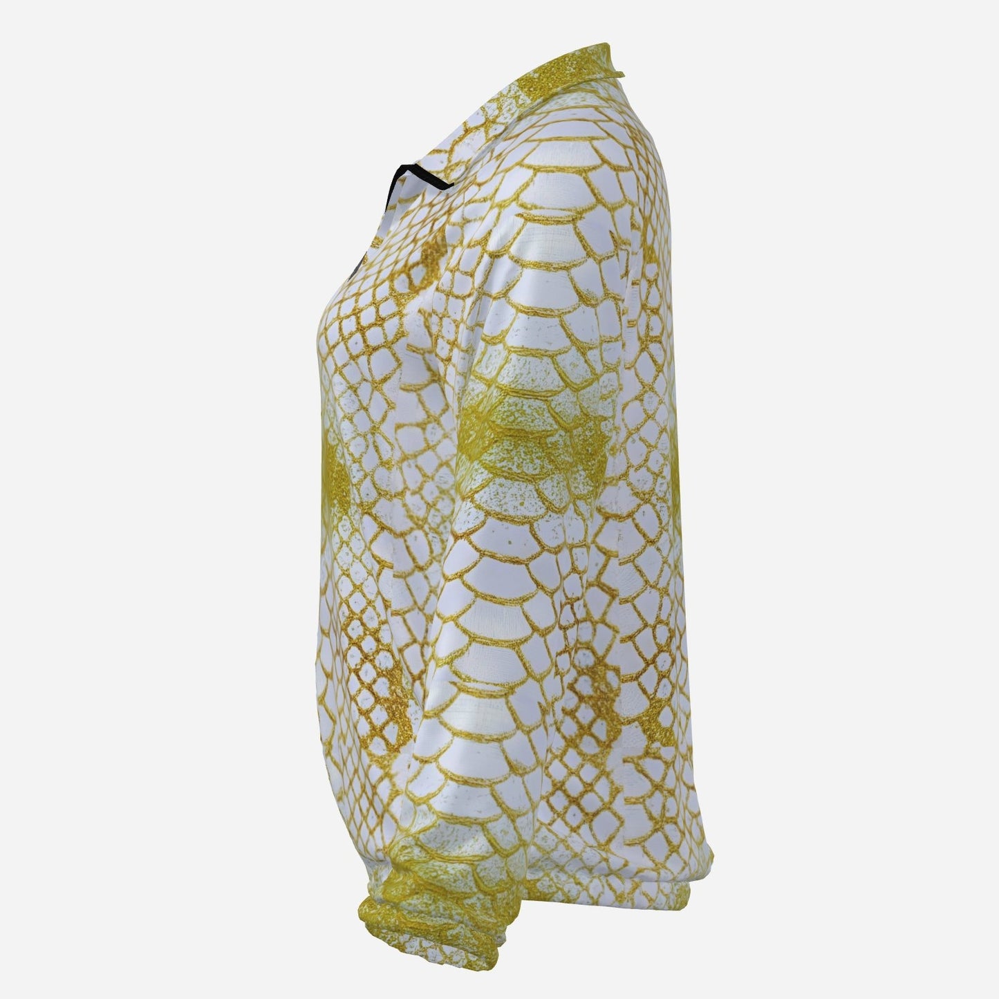 Gold White Shine Lightweight Casual Jacket