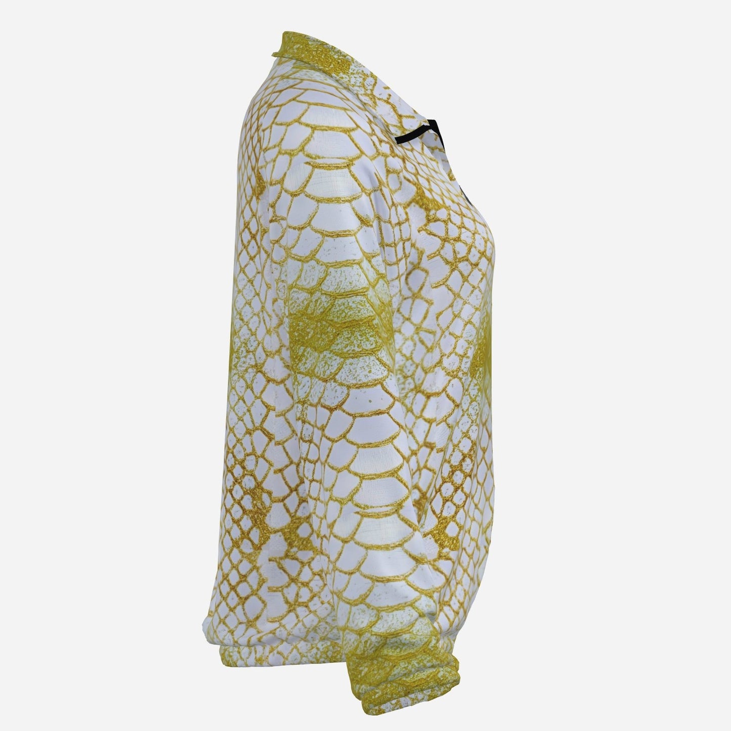 Gold White Shine Lightweight Casual Jacket