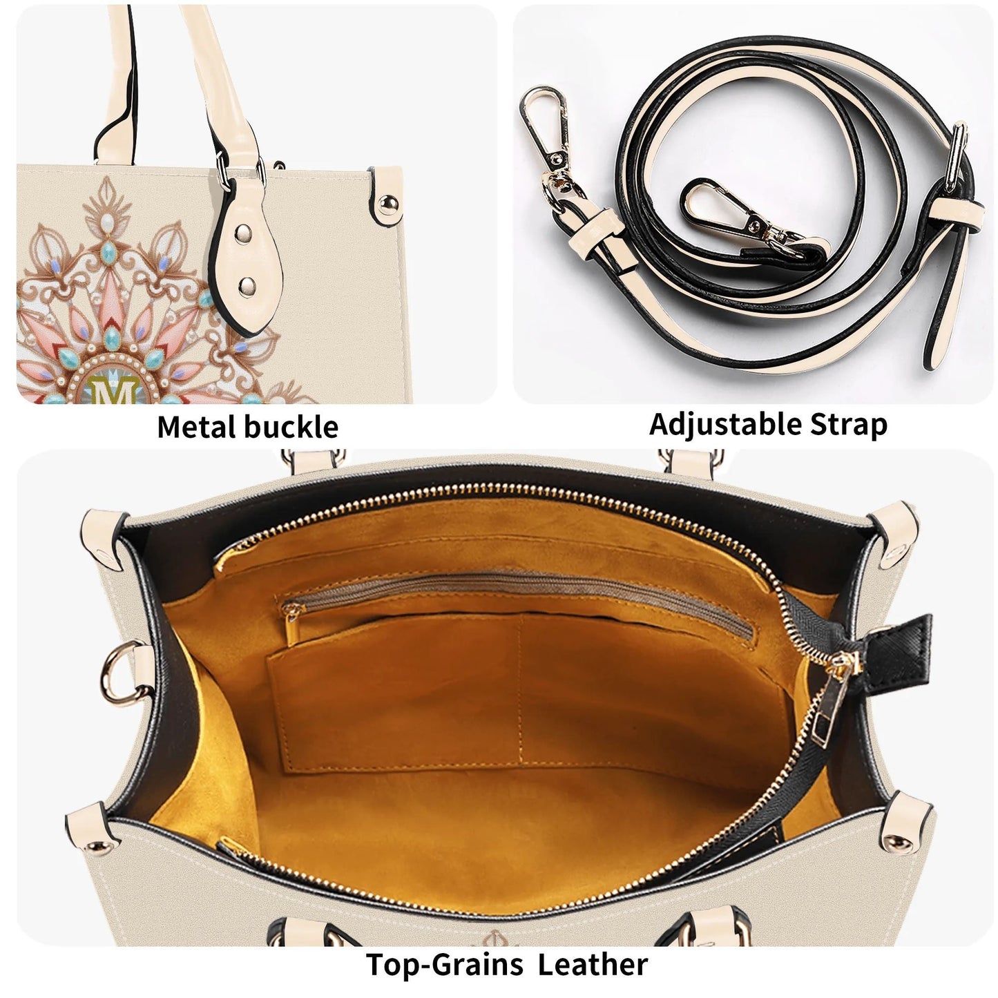 Modedo Luxury Top Grain Leather Handbag
