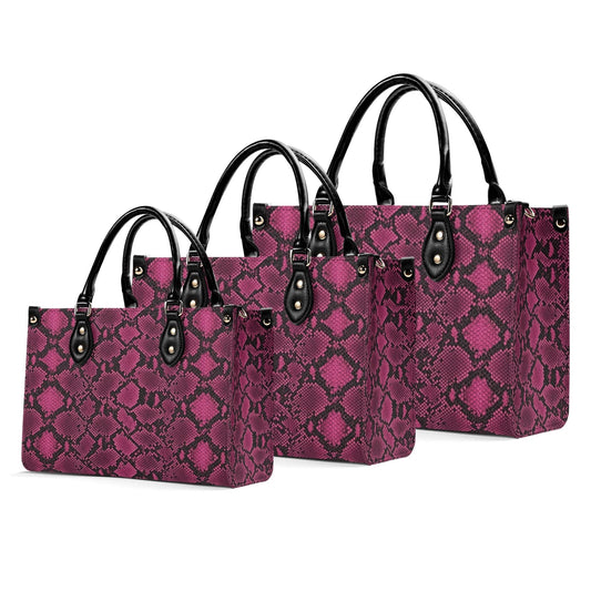 Snakeskin Genuine Leather Handbag