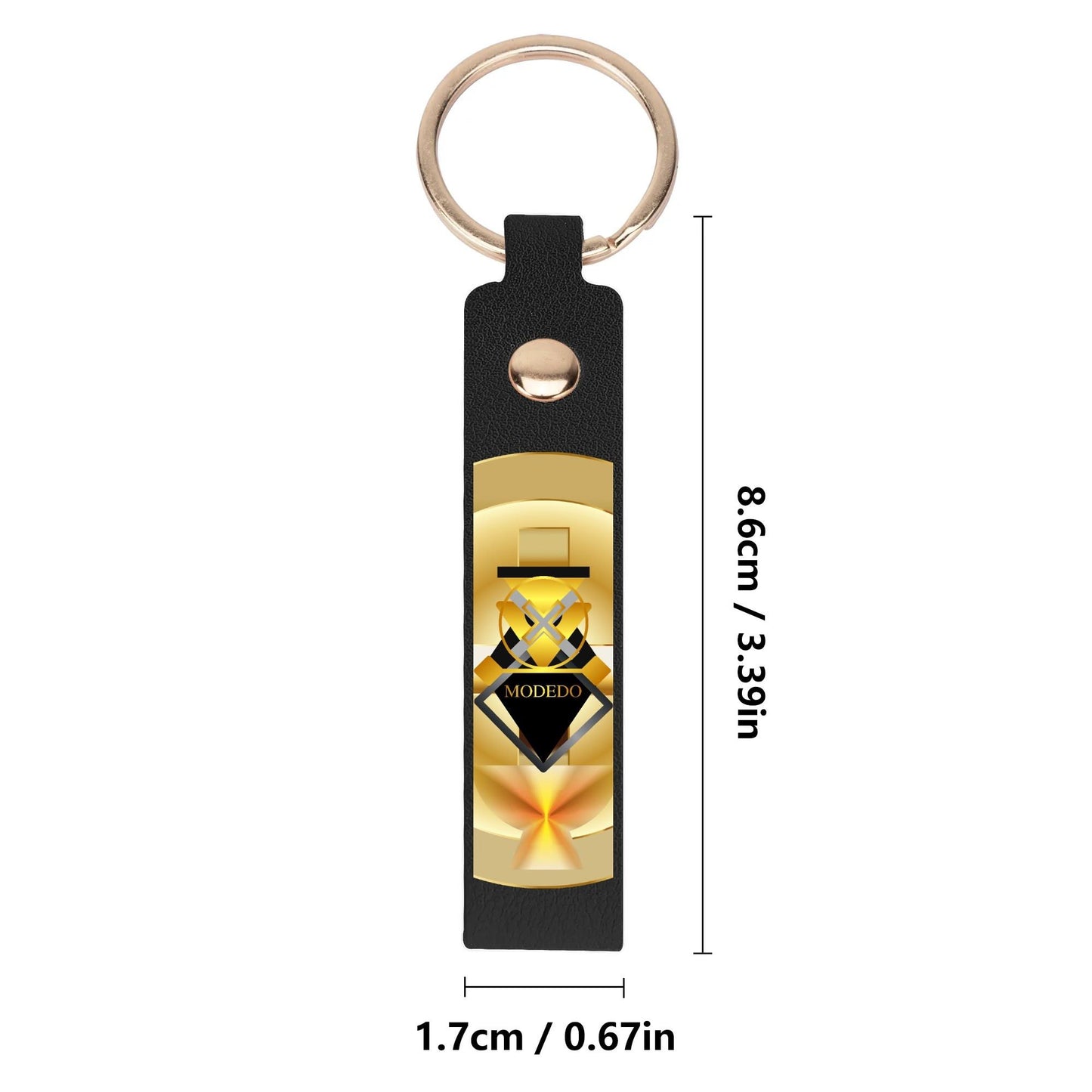 Leather Ring Key Chain