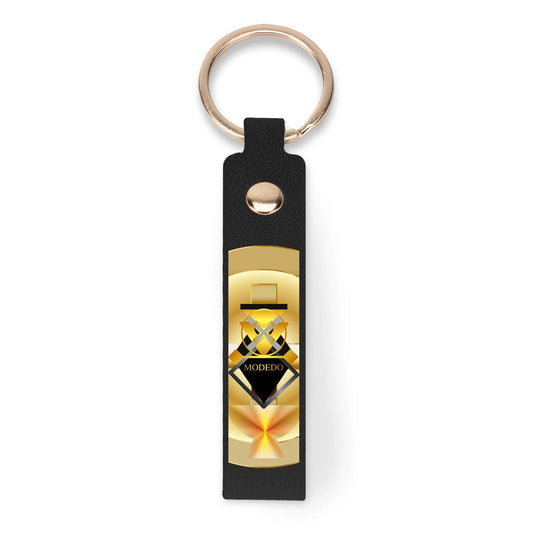 Leather Ring Key Chain