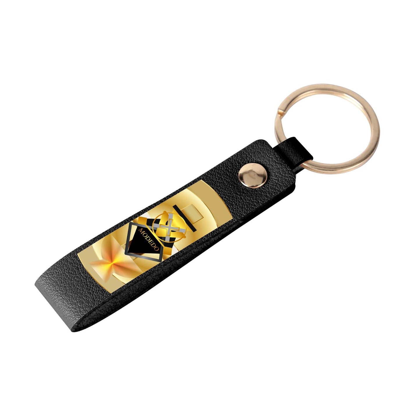 Leather Ring Key Chain