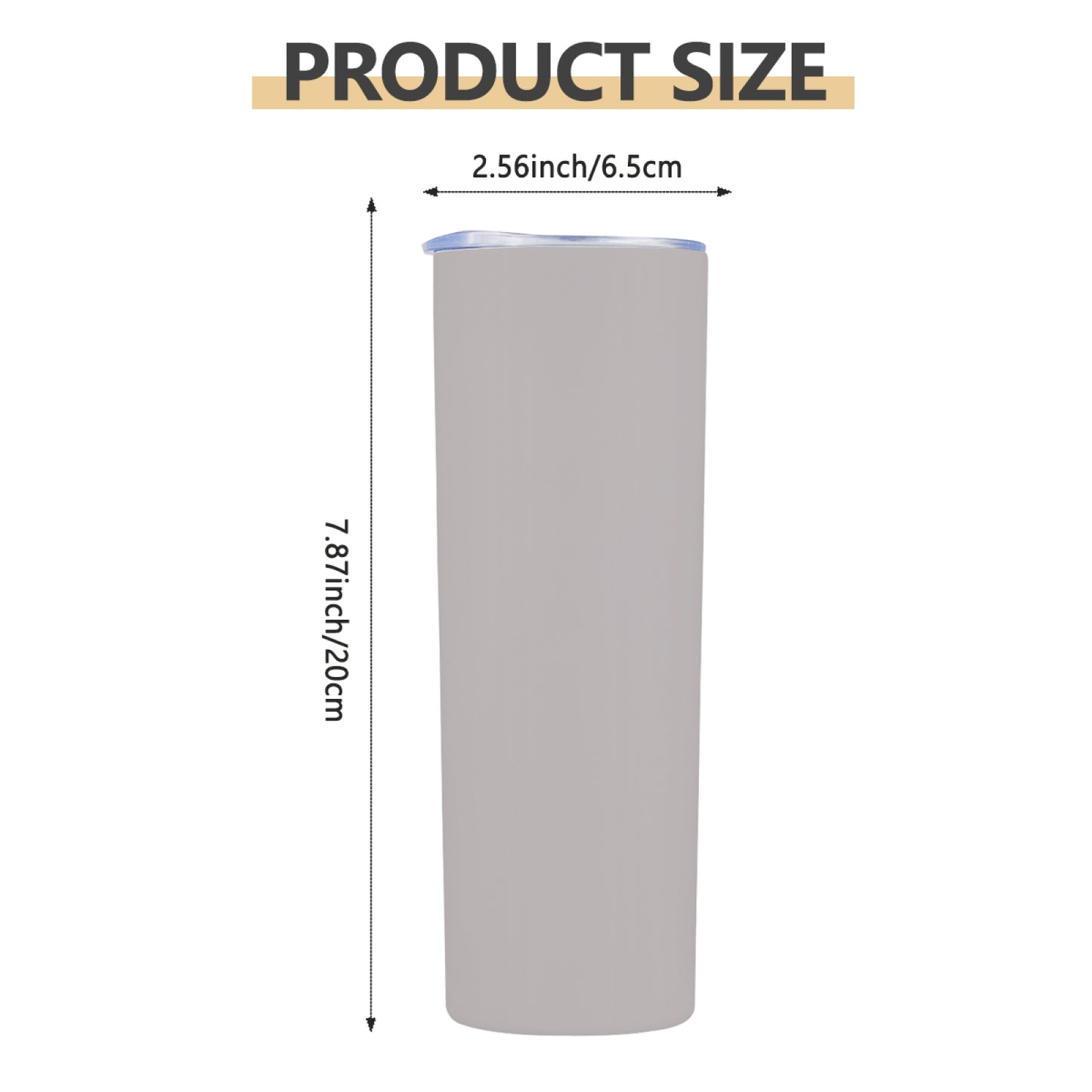 Stainless Steel 20 oz Tumbler With Straw
