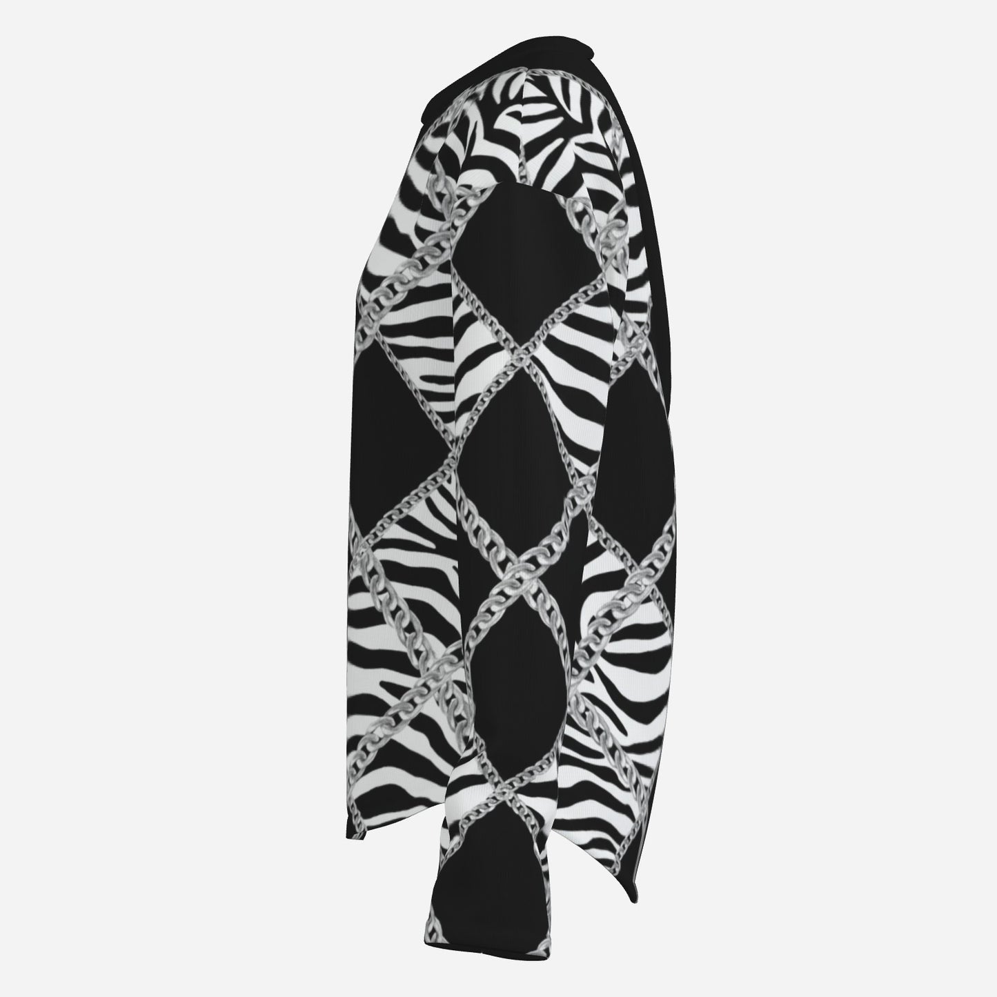 Zebra Chains V-Neck Shirt