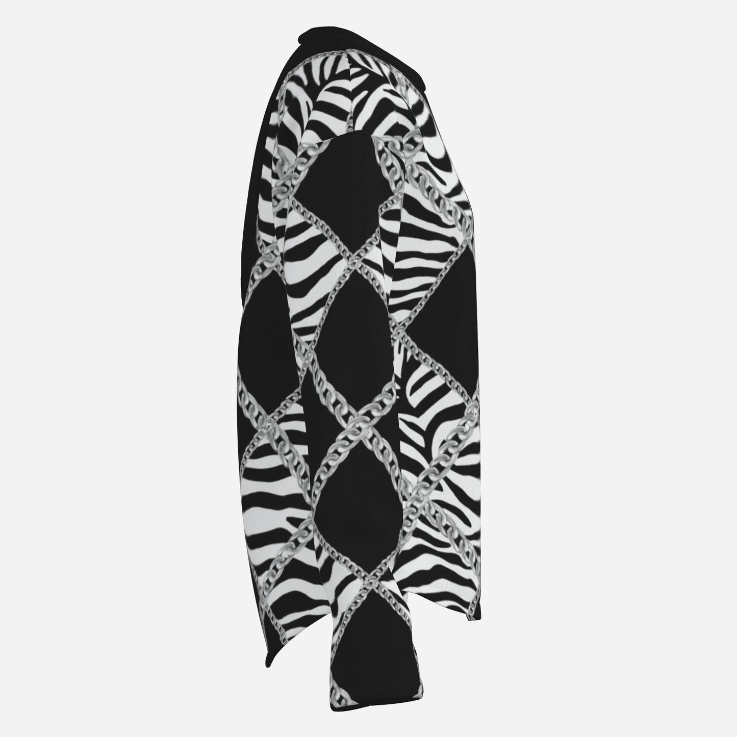 Zebra Chains V-Neck Shirt