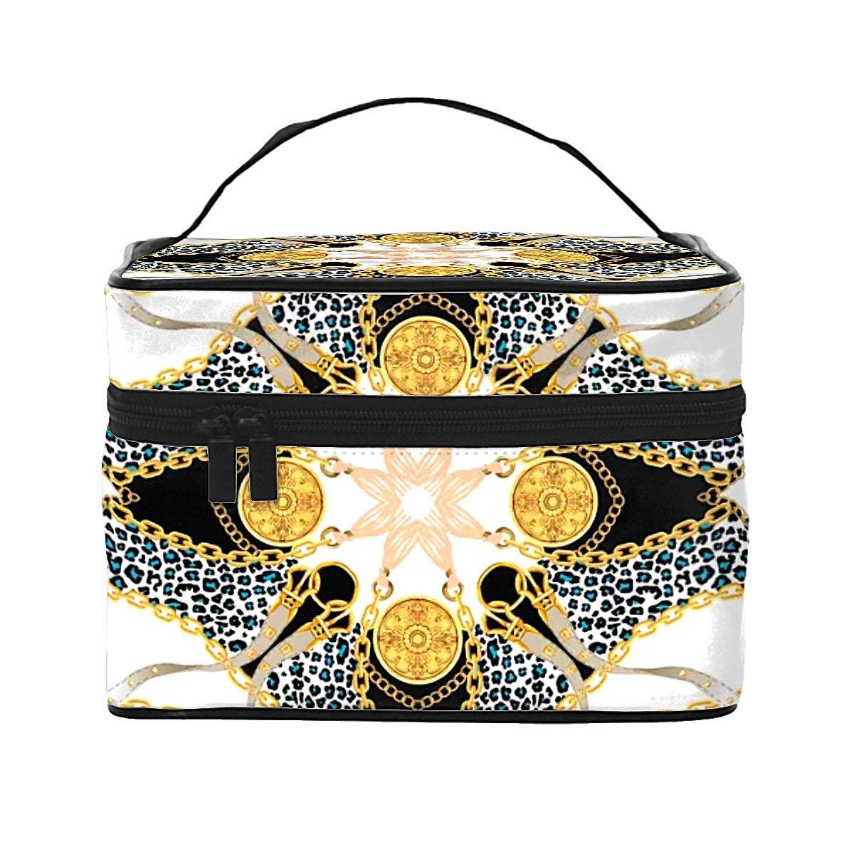 Geometric Medallion Makeup Bag