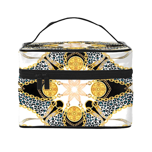 Geometric Medallion Makeup Bag