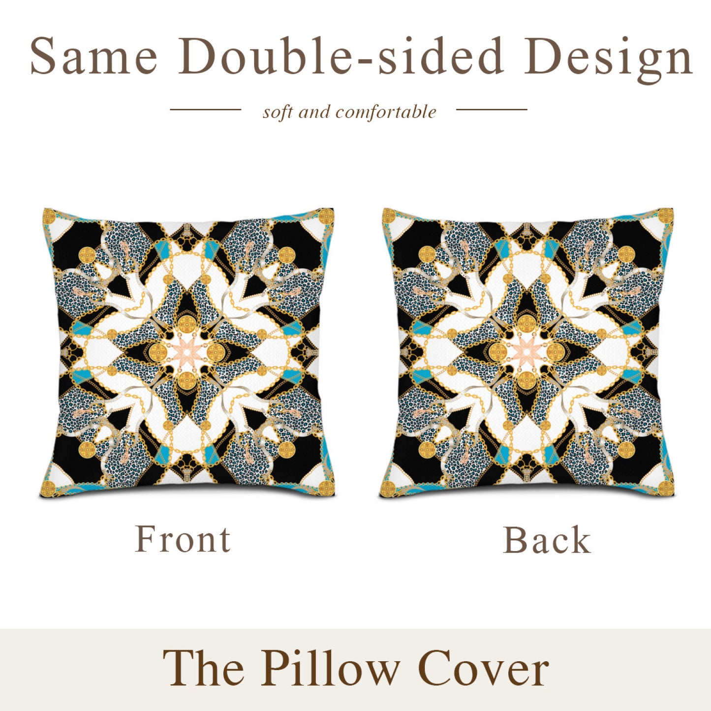 Geometric Medallion Pillow Cover Set