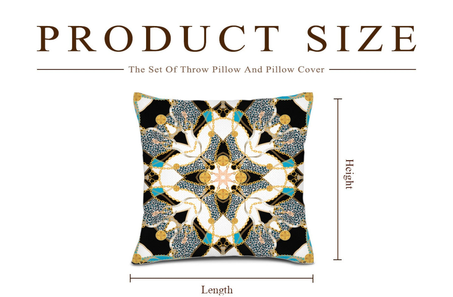 Geometric Medallion Pillow Cover Set
