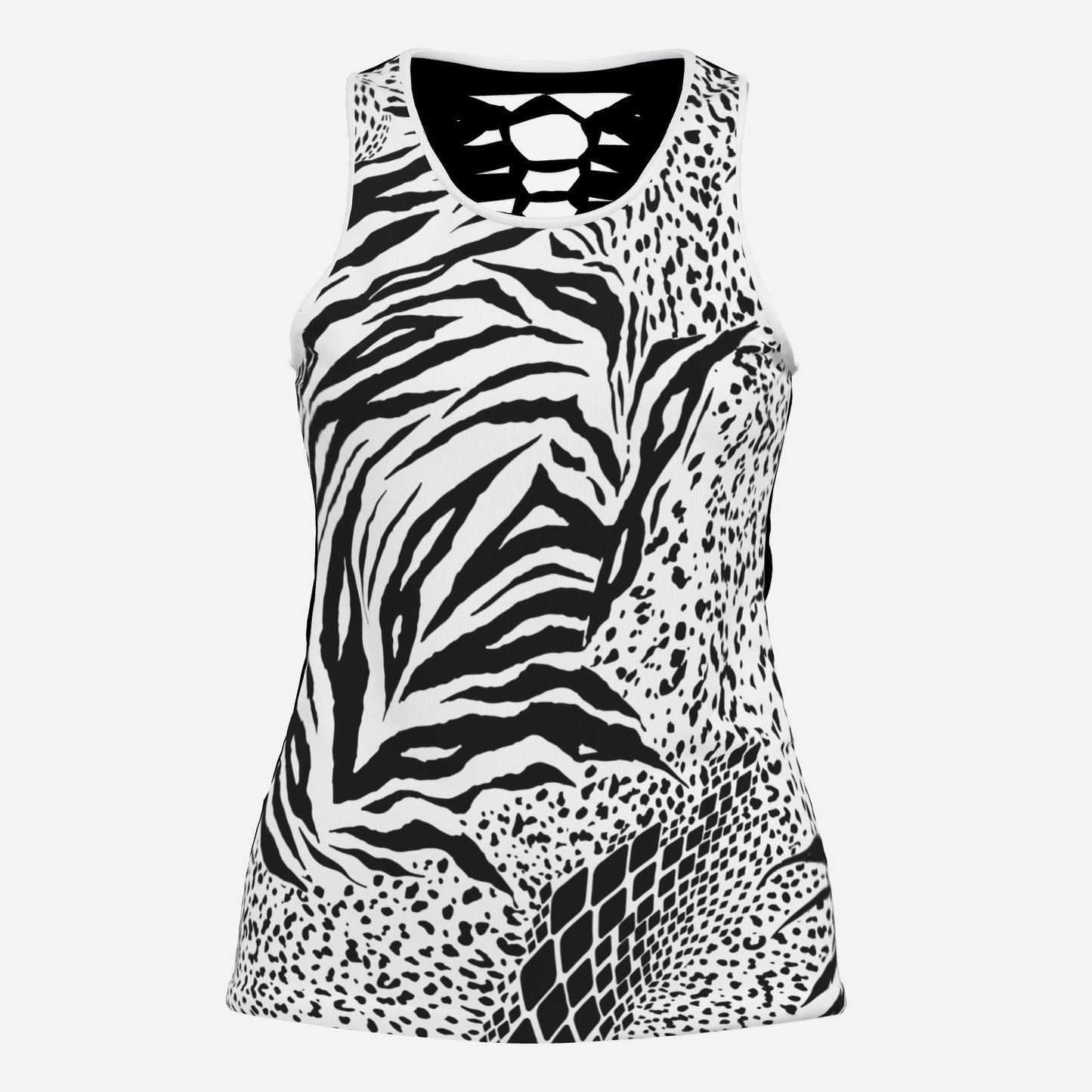 Zebra Geometric Tank Top
