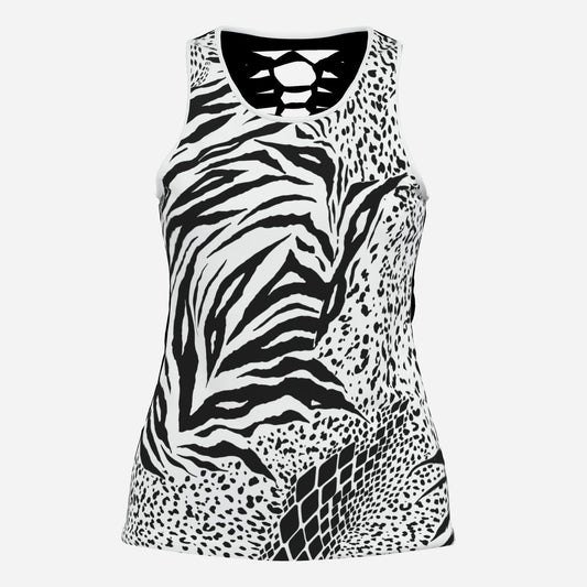 Zebra Geometric Tank Top