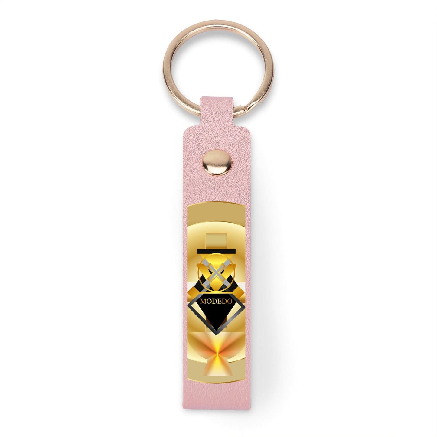 Leather Ring Key Chain