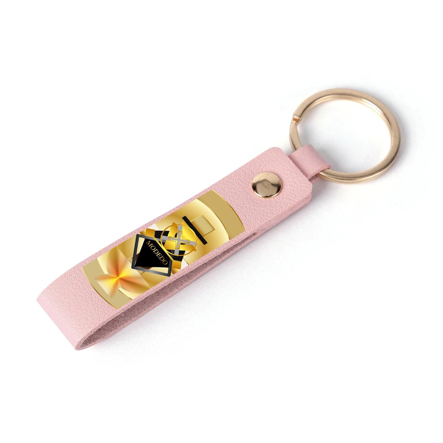 Leather Ring Key Chain