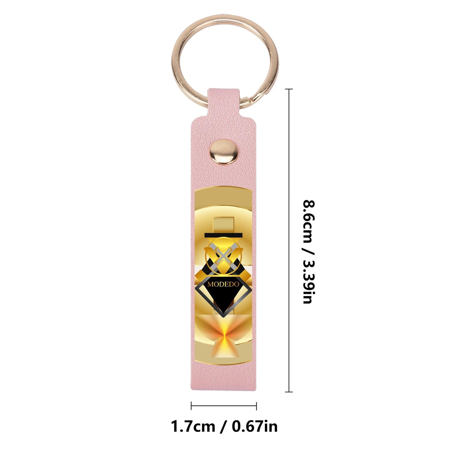Leather Ring Key Chain