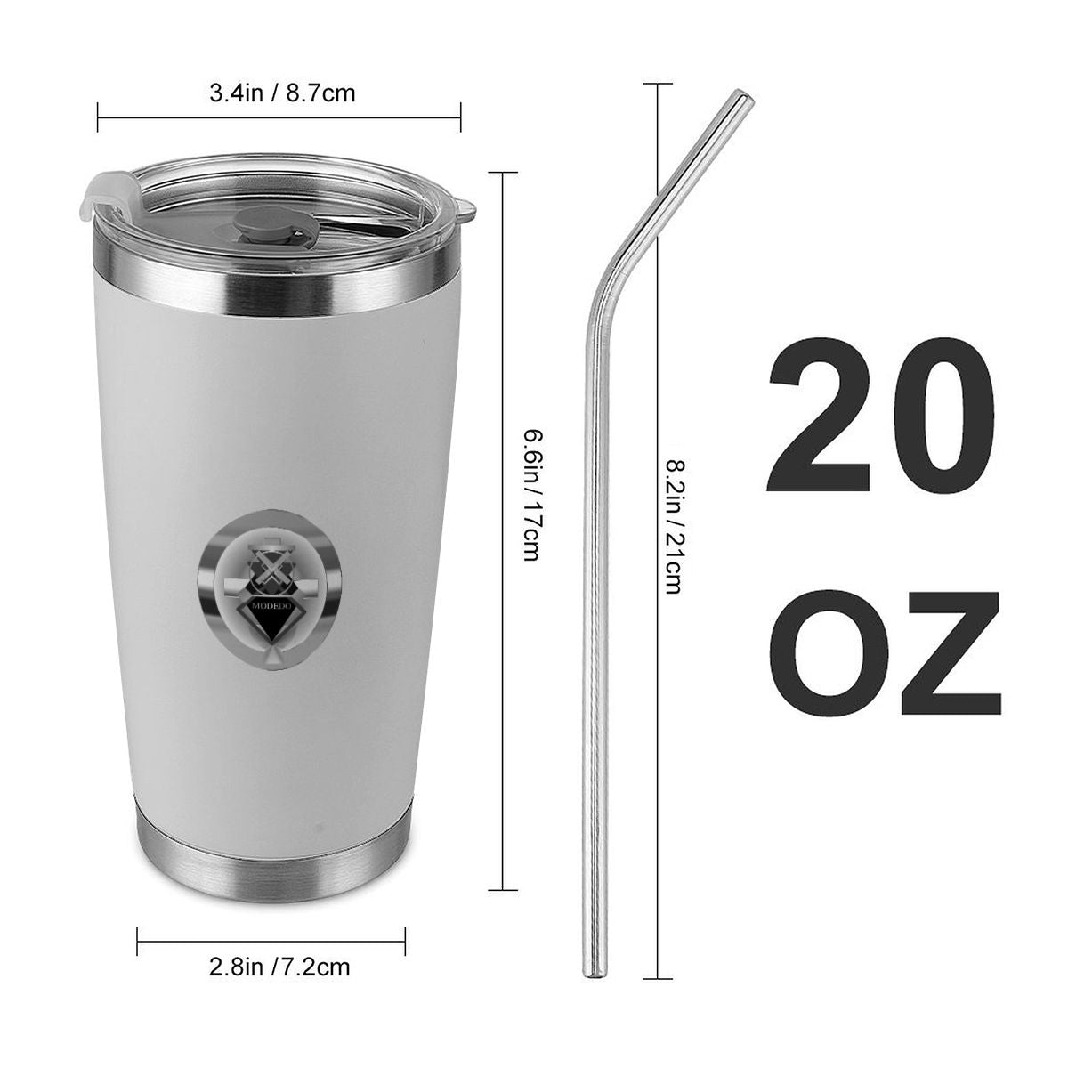 Stainless Steel 20 oz Tumbler