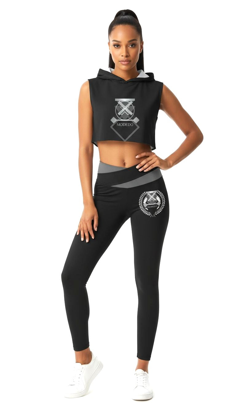 Modedo Hoodie Crop Top