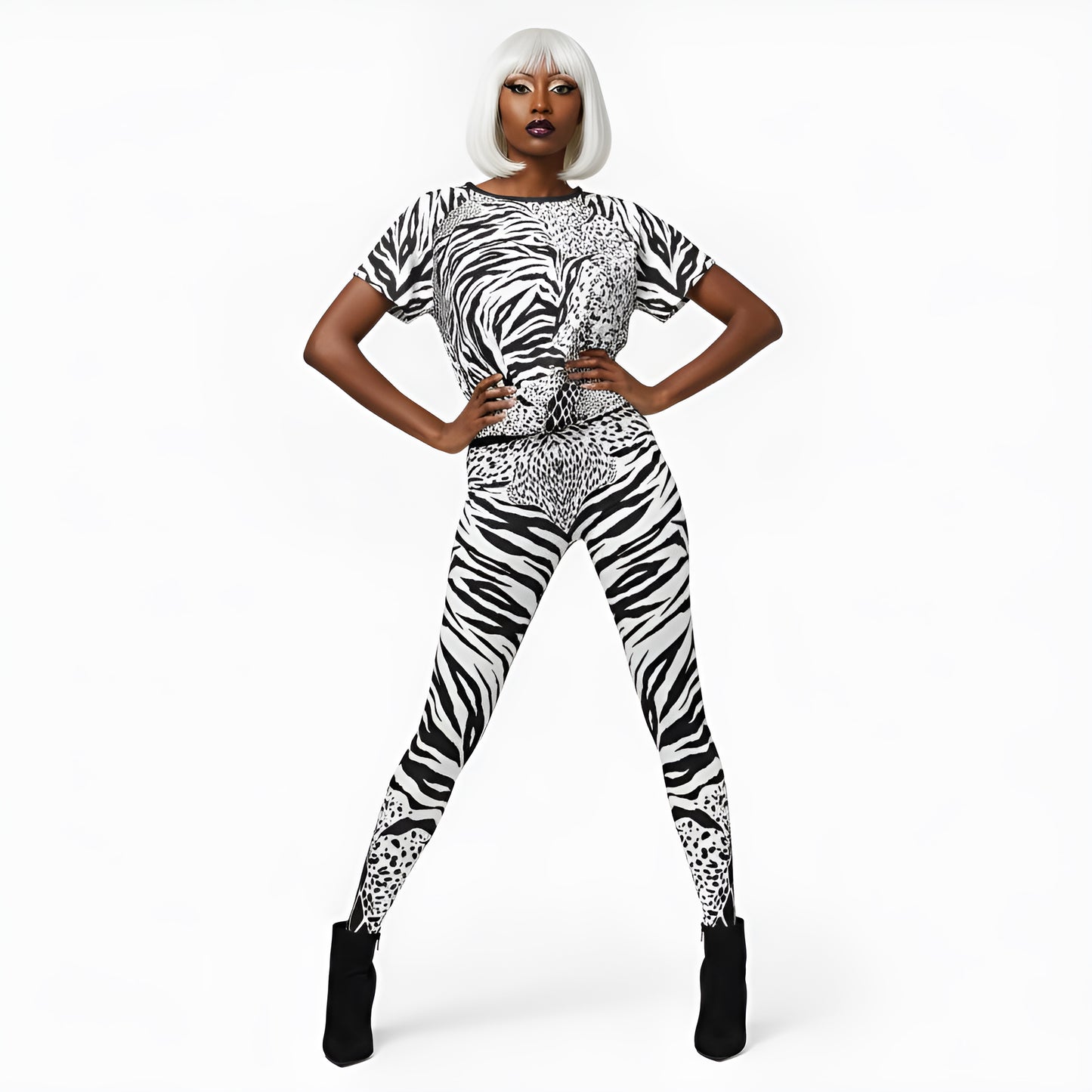 Zebra Multi-Geometric Shirt