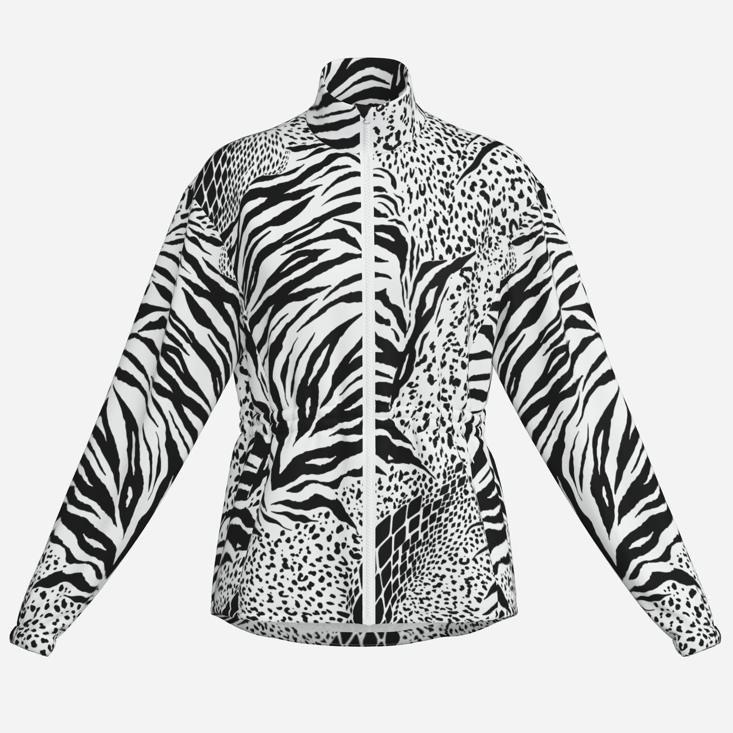 Zebra Geometric Fashion Jacket