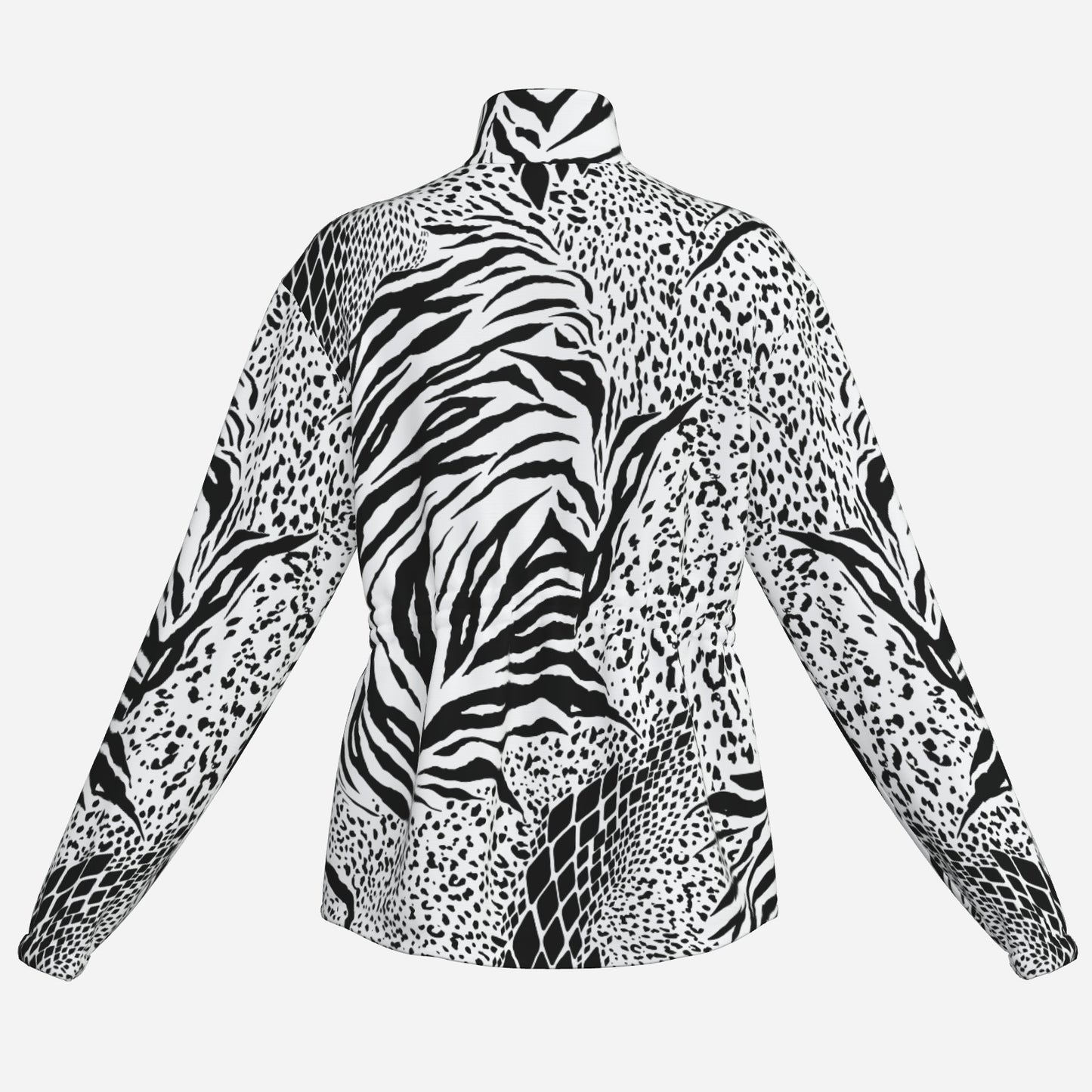 Zebra Geometric Fashion Jacket