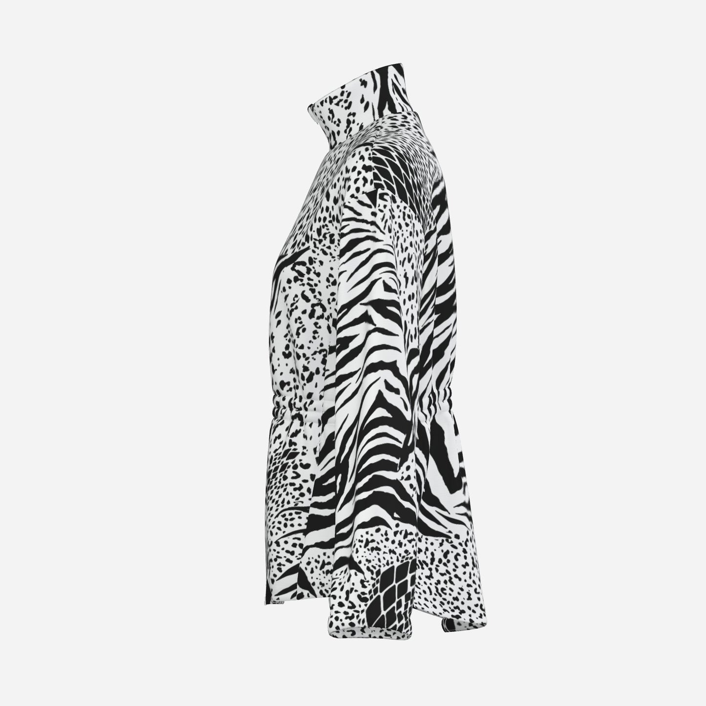 Zebra Geometric Fashion Jacket
