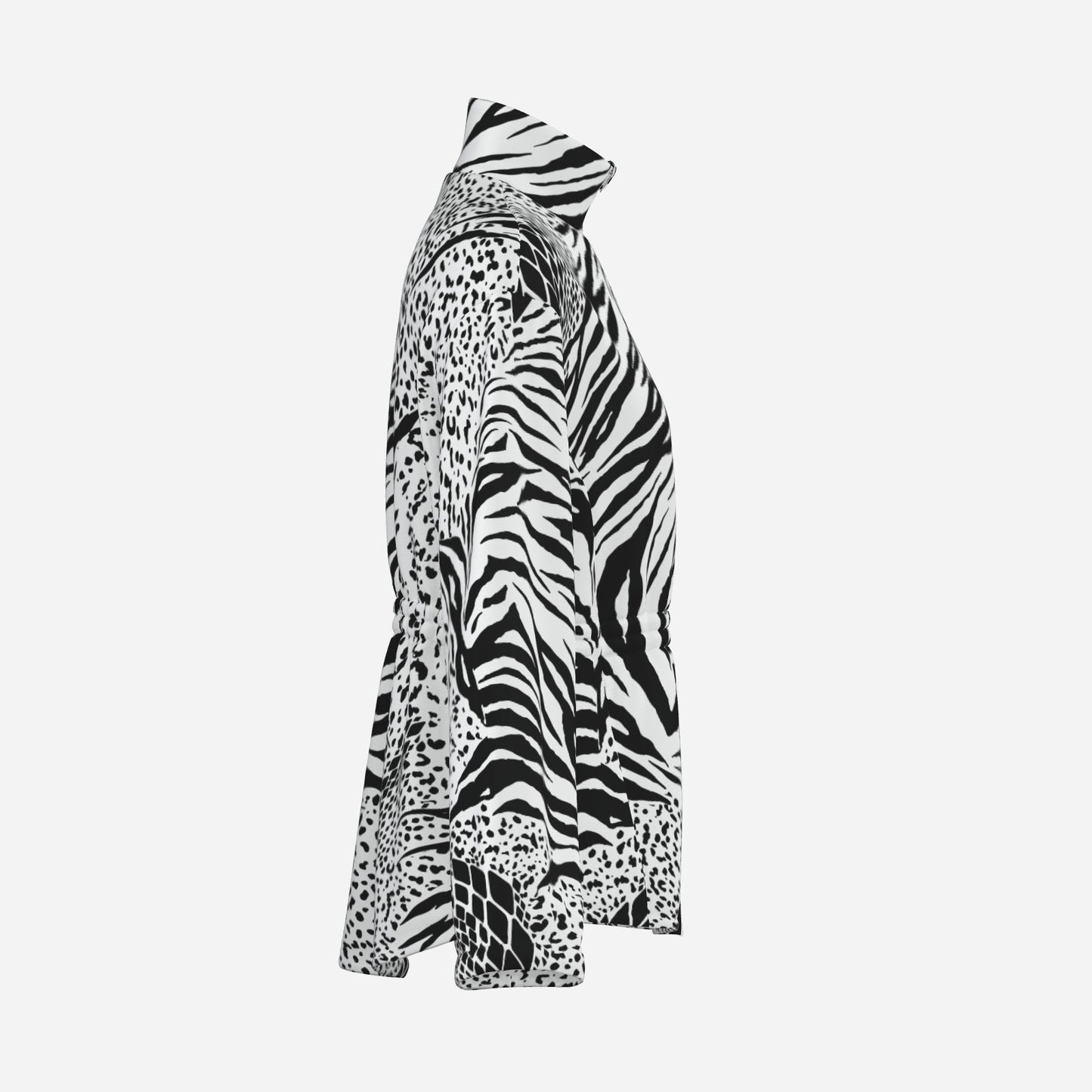 Zebra Geometric Fashion Jacket