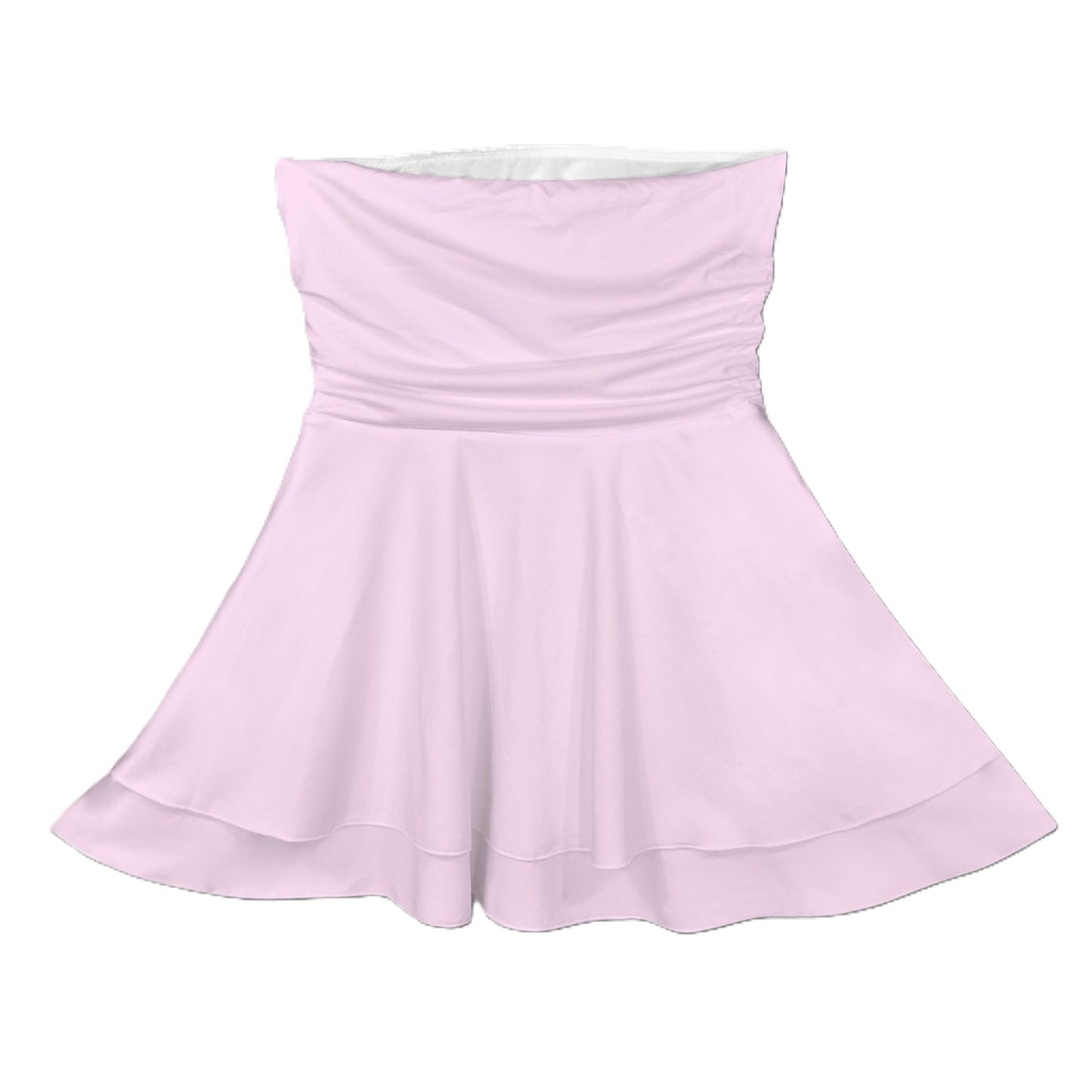 Gold Pearl Heart Sweetheart Strapless Dress