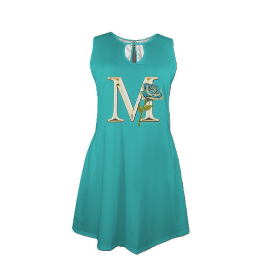 Ms Chic M Floral Initial O Ring Dress