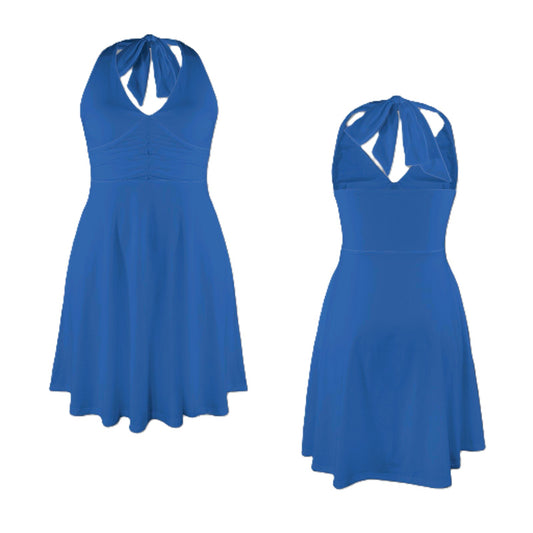 Indigo Halter Sundress