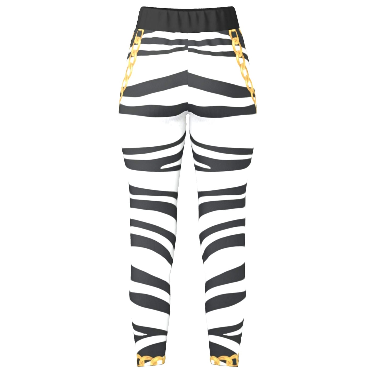 Zebra Chains High Waist Joggers