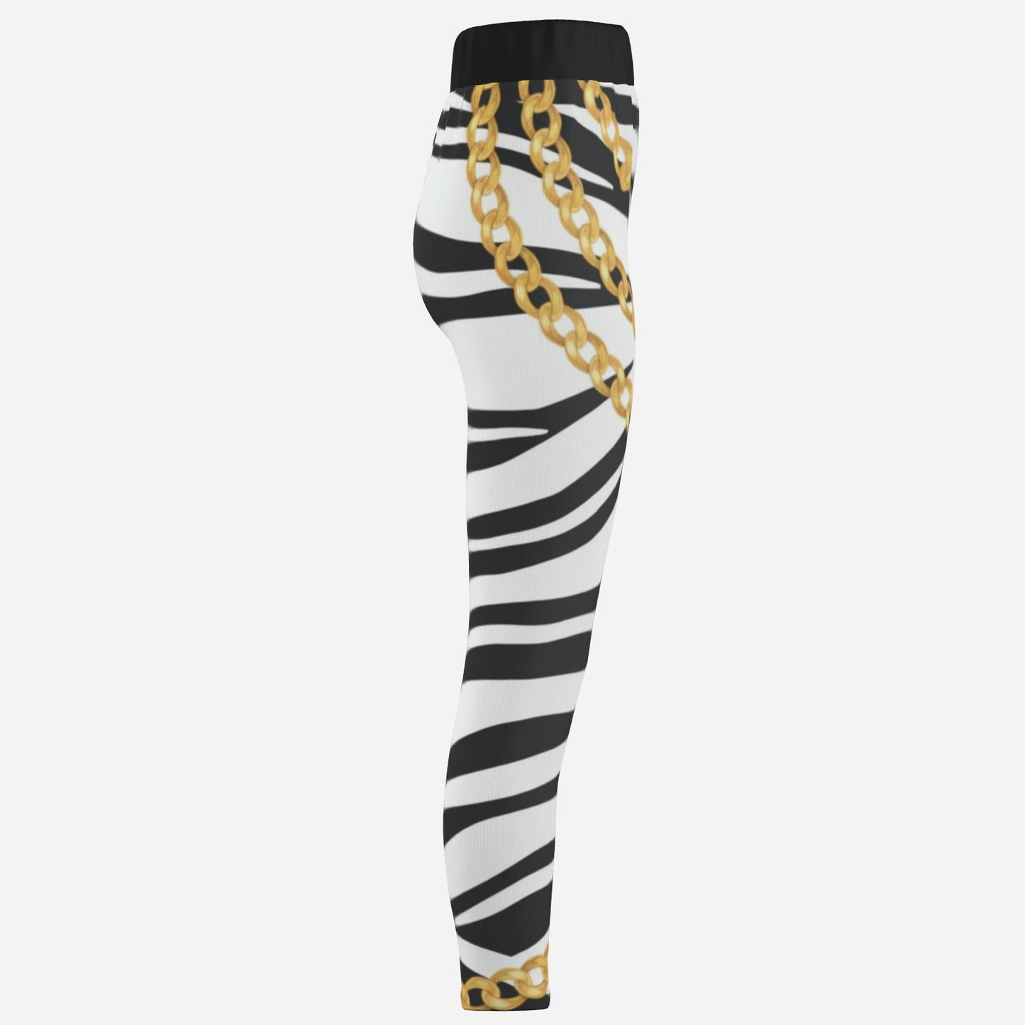 Zebra Chains High Waist Joggers
