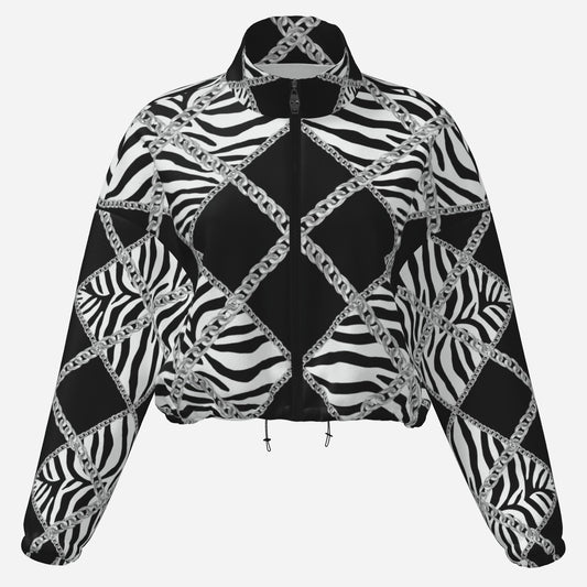 Zebra Chains Fleece Jacket