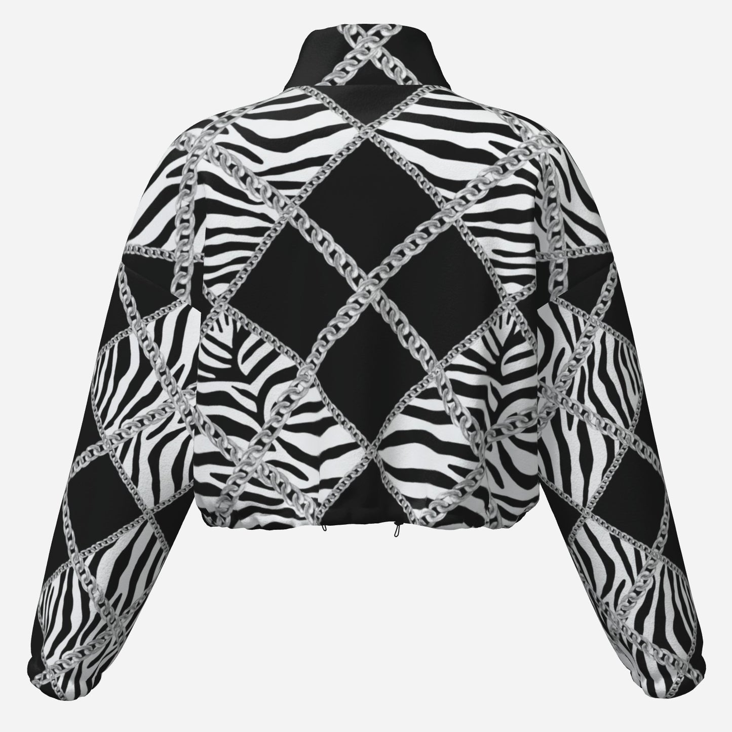 Zebra Chains Fleece Jacket