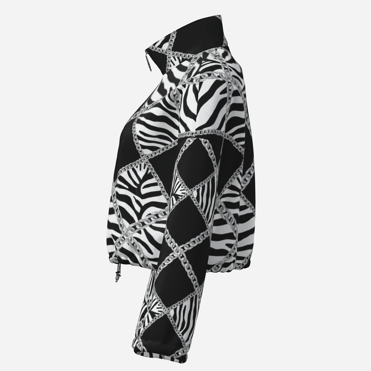 Zebra Chains Fleece Jacket
