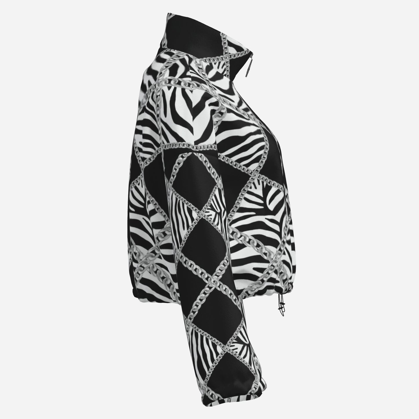 Zebra Chains Fleece Jacket