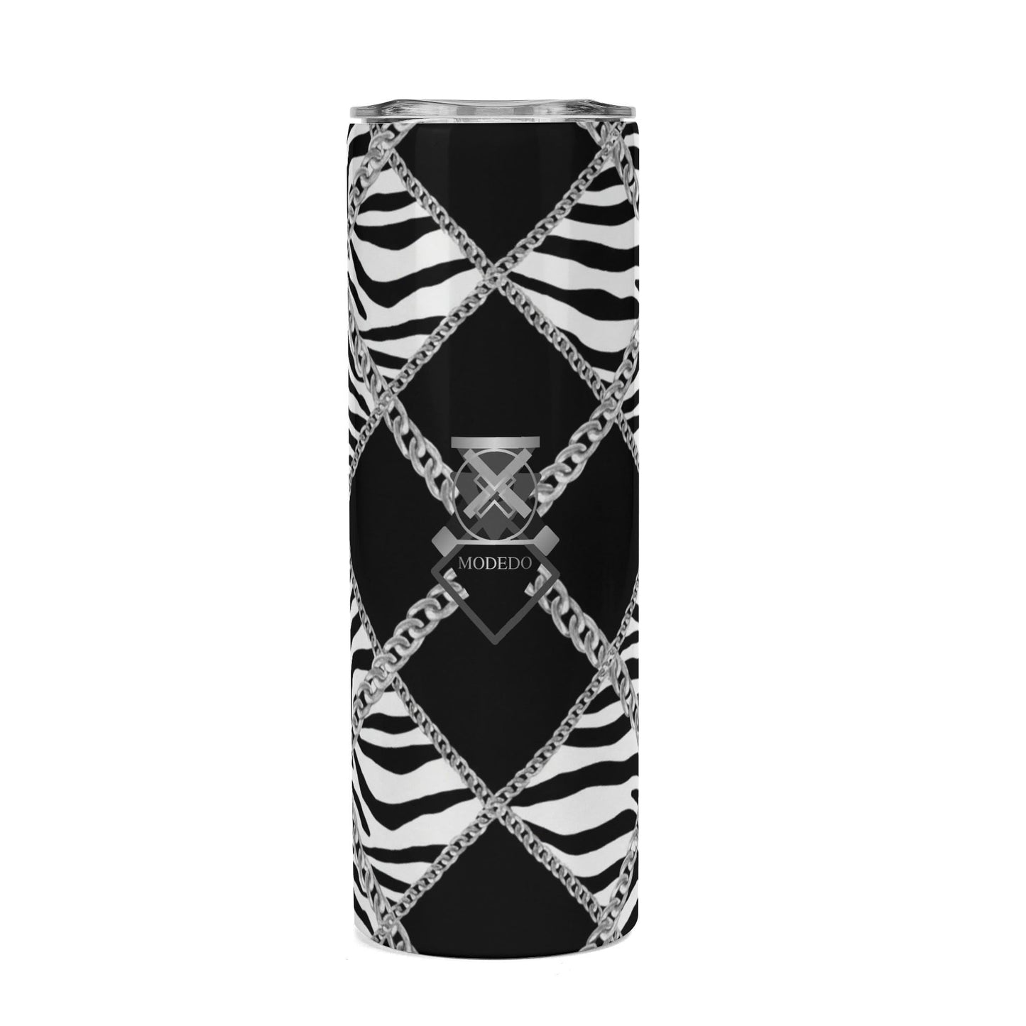Zebra Chains Stainless Steel Tumbler
