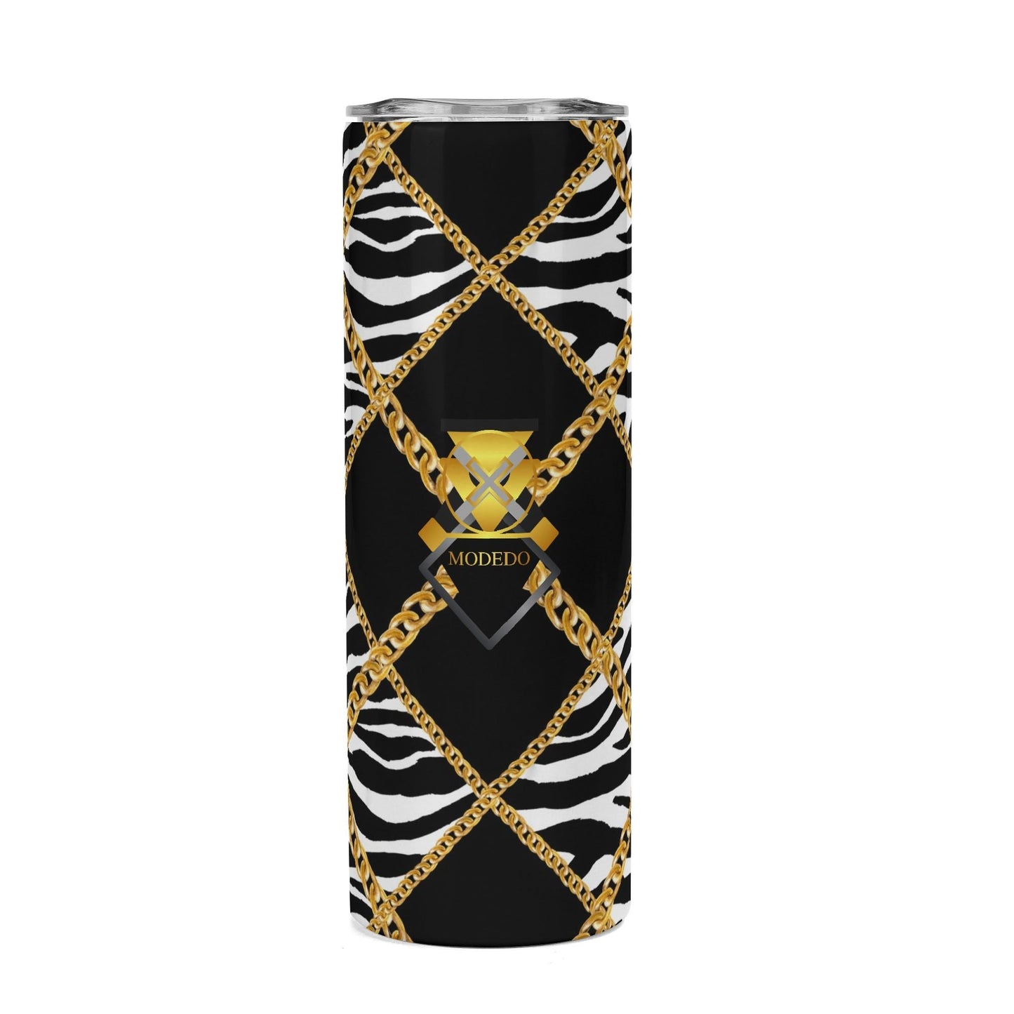 Zebra Chains Stainless Steel Tumbler
