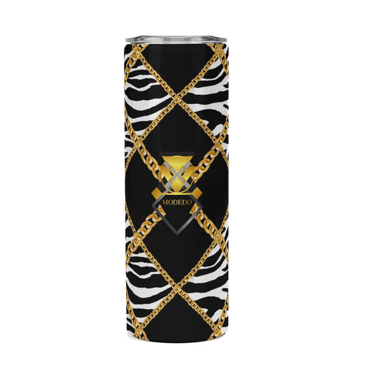Zebra Chains Stainless Steel Tumbler