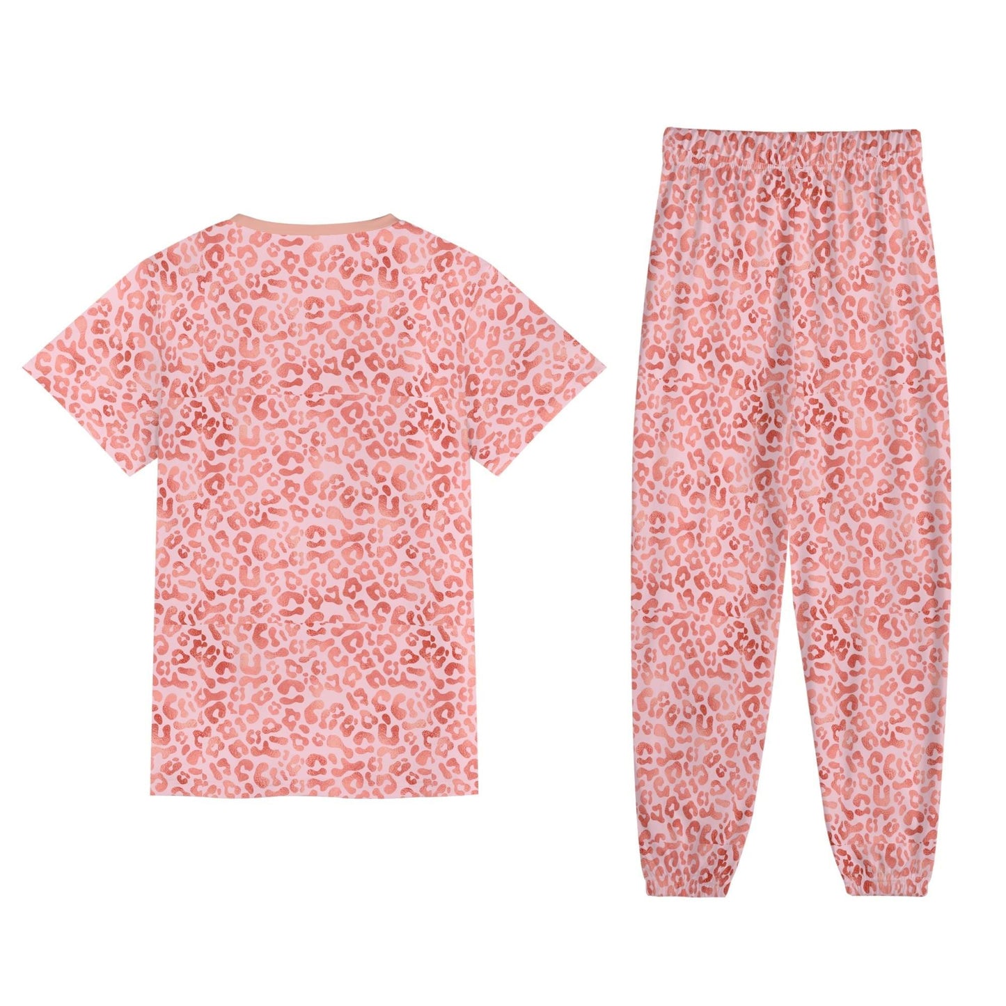 Hustle Leopards Rule Rose Shirt & Pants Set