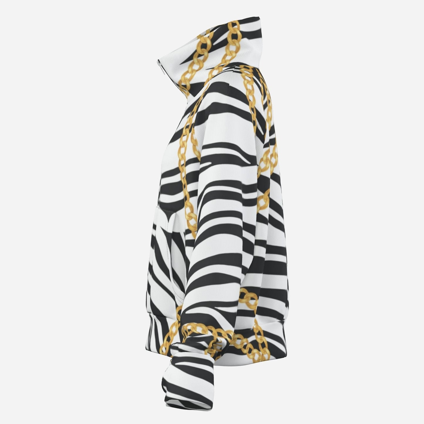 Zebra Chains Half-Zip Sweatshirt