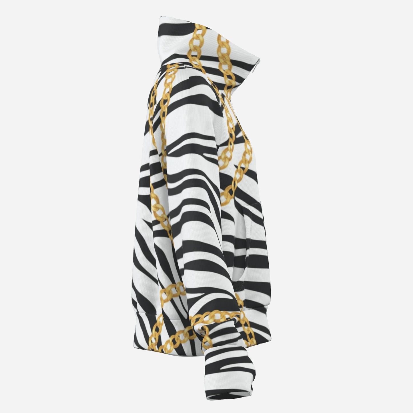Zebra Chains Half-Zip Sweatshirt