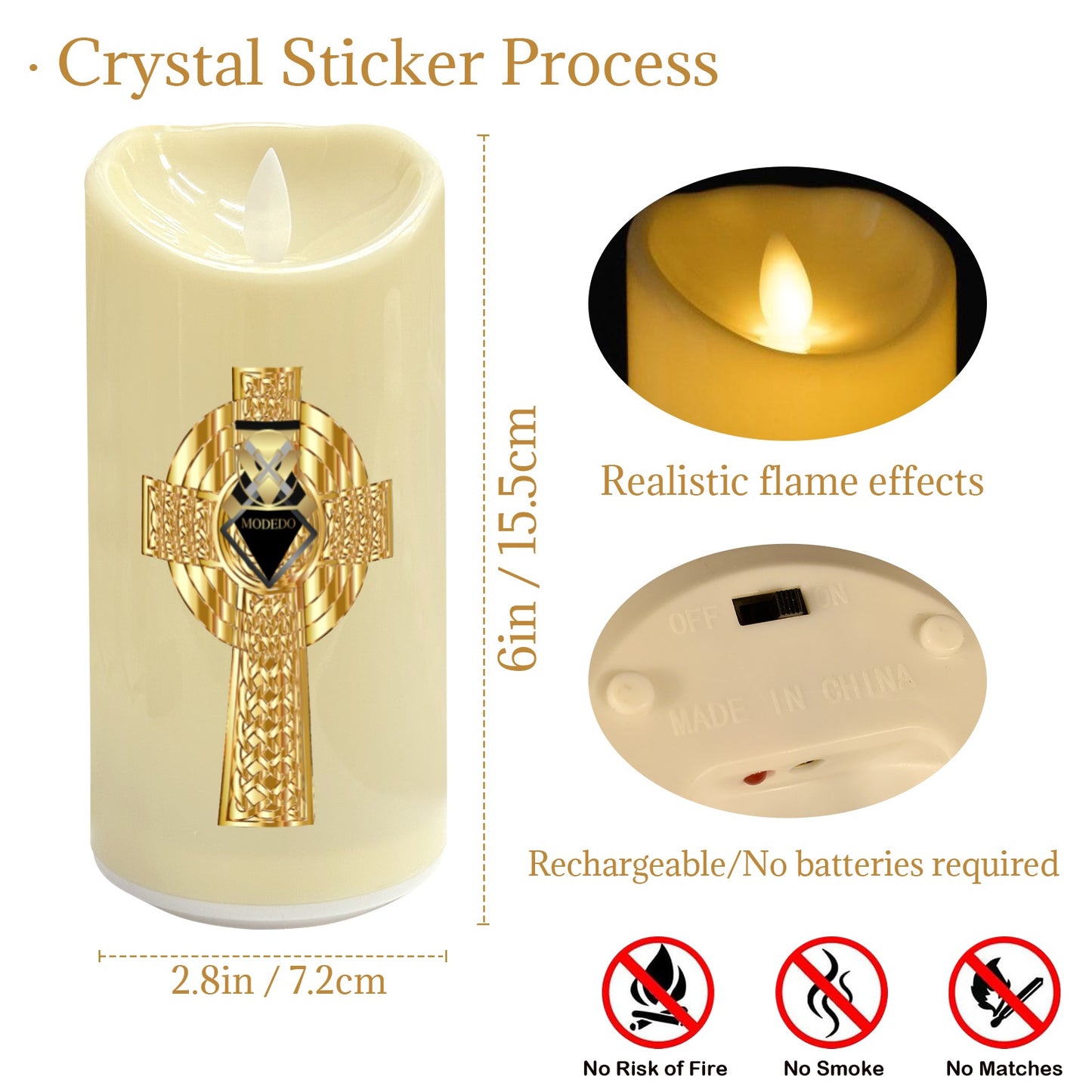 LED Flame Candle