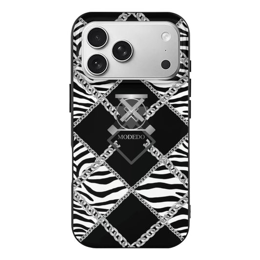Zebra Chains Apple iPhone Pro Phone Case