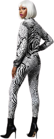 Zebra Geometric Fashion Jacket