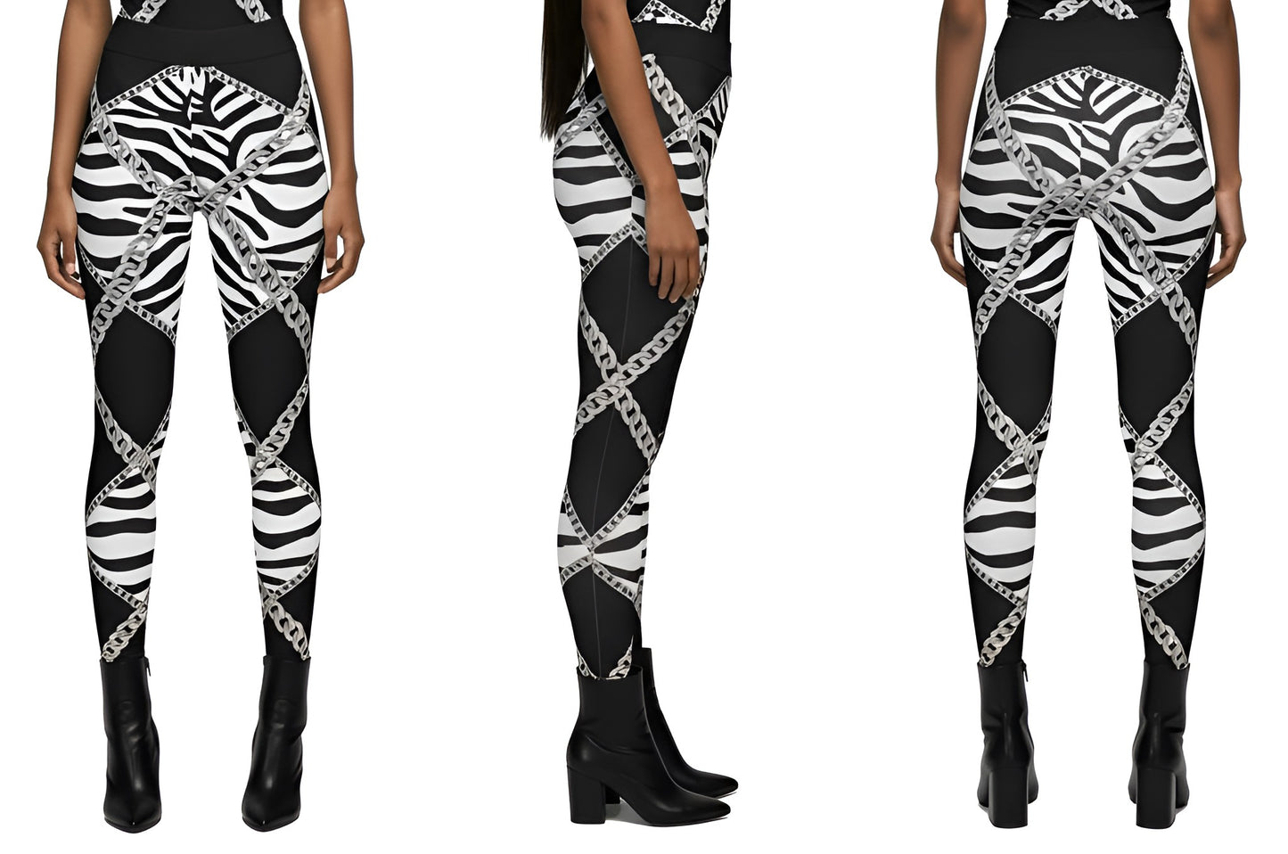 Zebra Chains Casual Pant