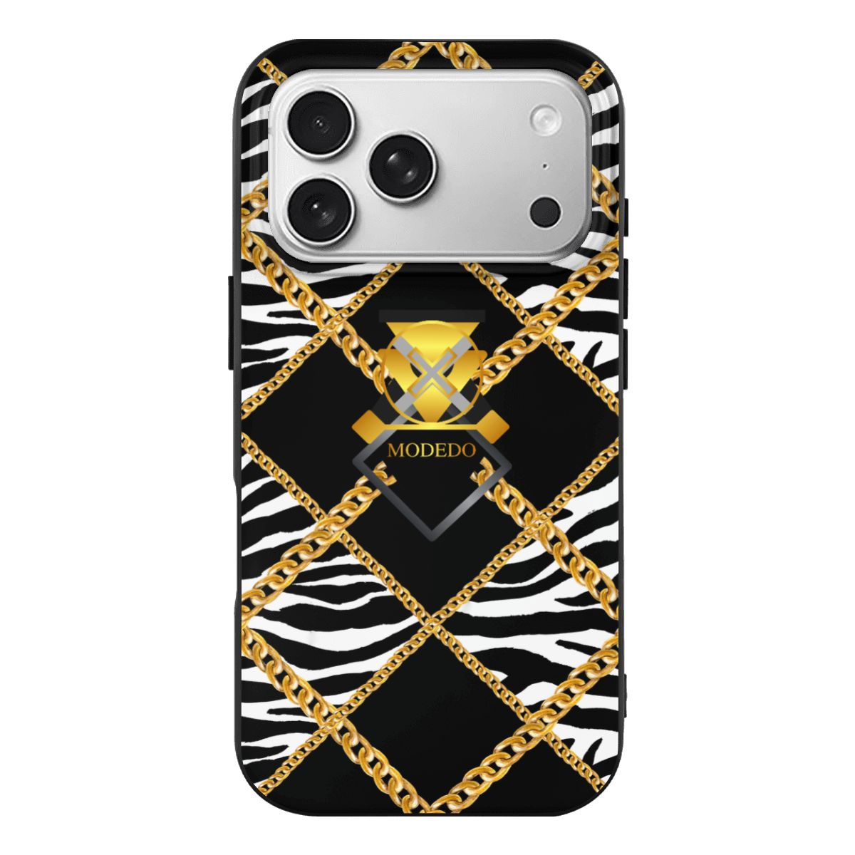 Zebra Chains Apple iPhone Pro Phone Case